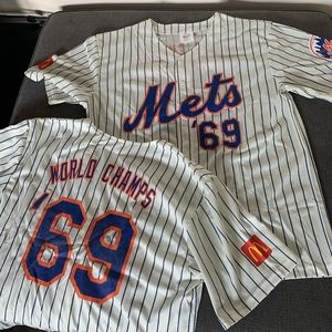 Two XL NY Mets Jerseys